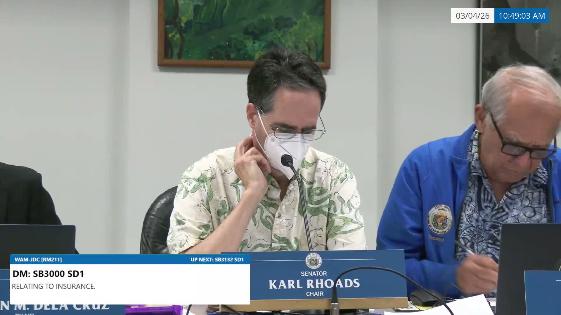 Joint committee adopts a broad slate of bills; SB 3000 drew several dissenting votes