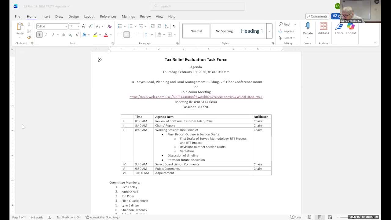Task force approves minutes, plans sensitivity tests and debates ChatGPT use for verbatim analysis