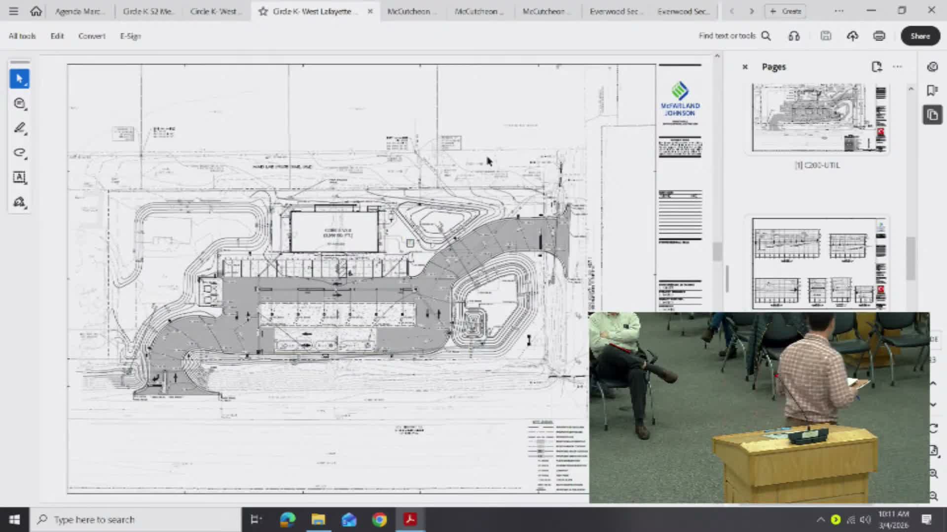 McCutcheon High School sports complex phase 1 gets conditional drainage approval