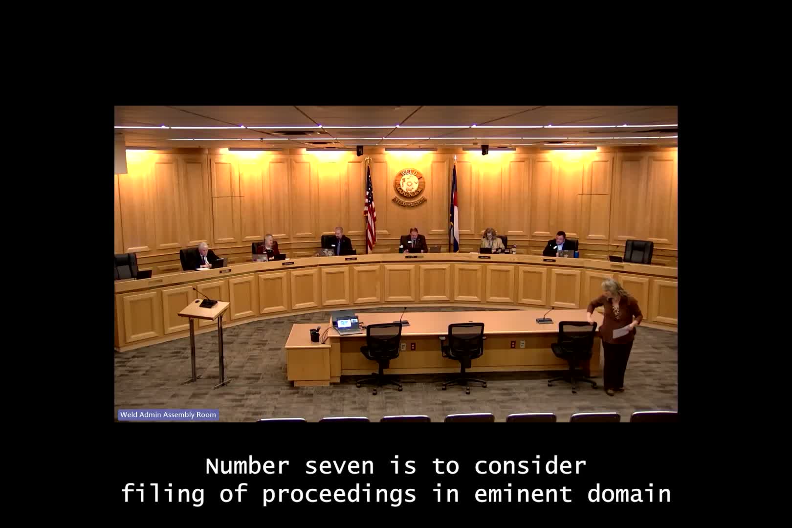 Weld County authorizes eminent domain to acquire land for Bridge 1946½ replacement