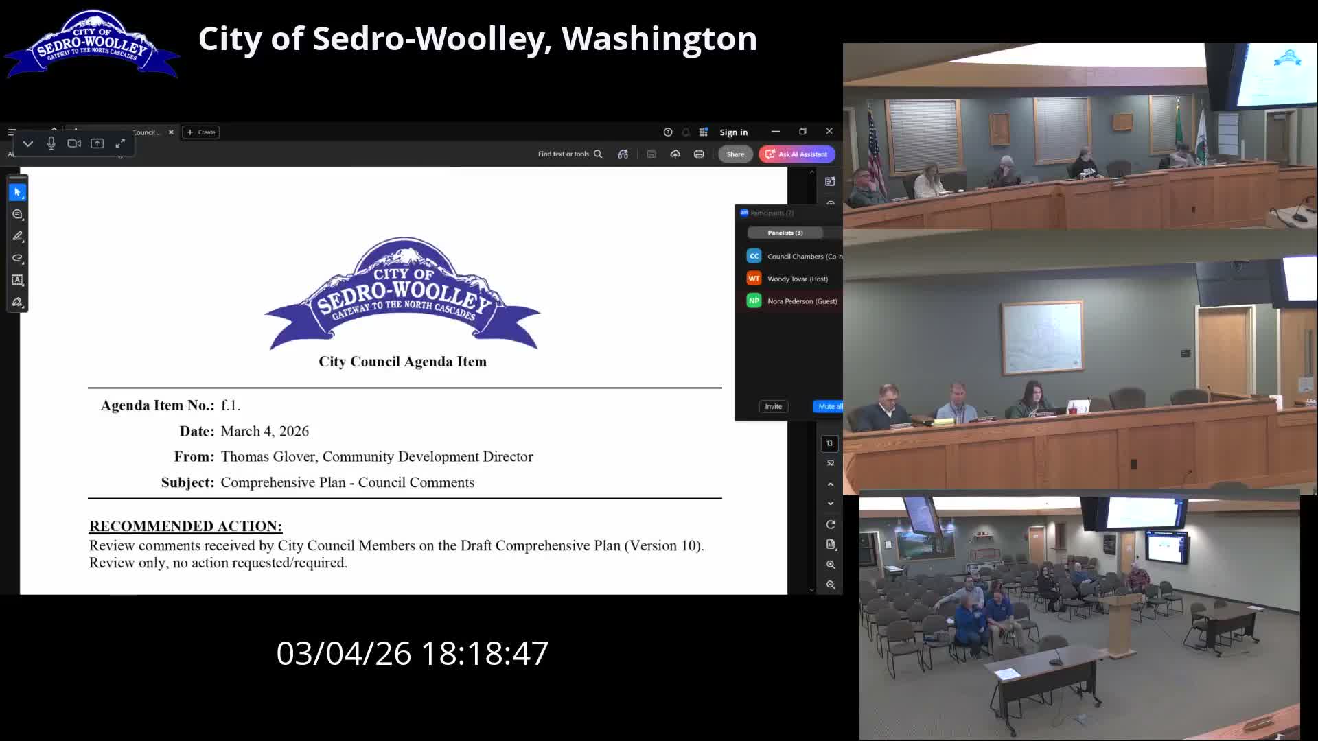 Sedro‑Woolley council removes land acknowledgement from draft comprehensive plan amid broad debate