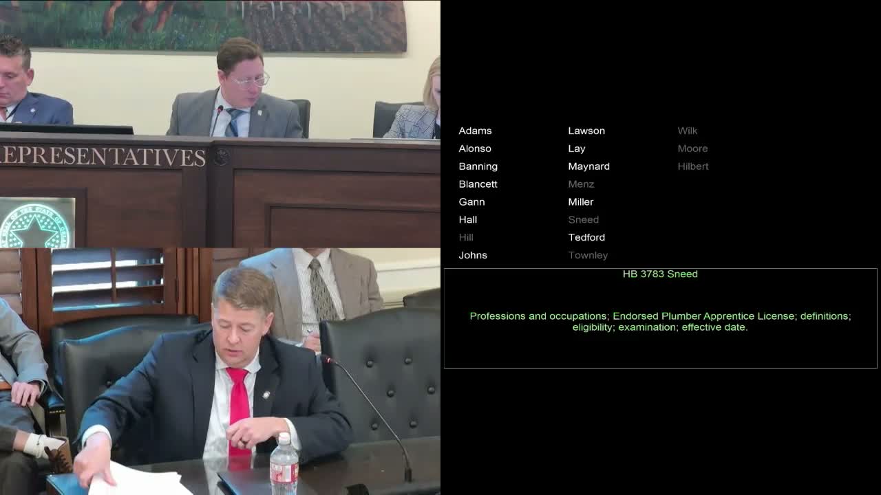 House committee advances multiple insurance, consumer and trades bills; lays over workforce measure