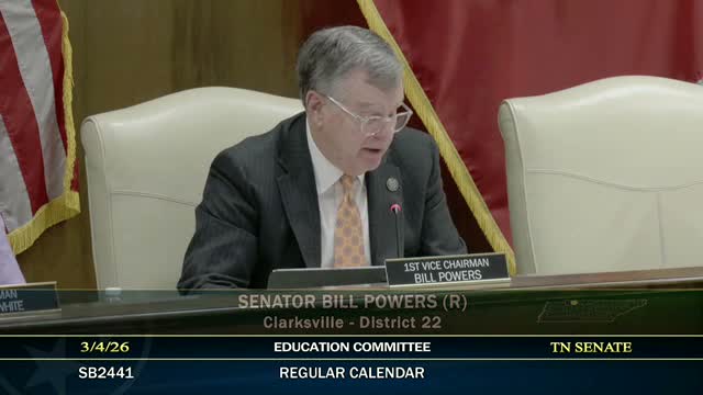 Tennessee education committee advances bill to require closure of chronically low-performing virtual schools after heated testimony