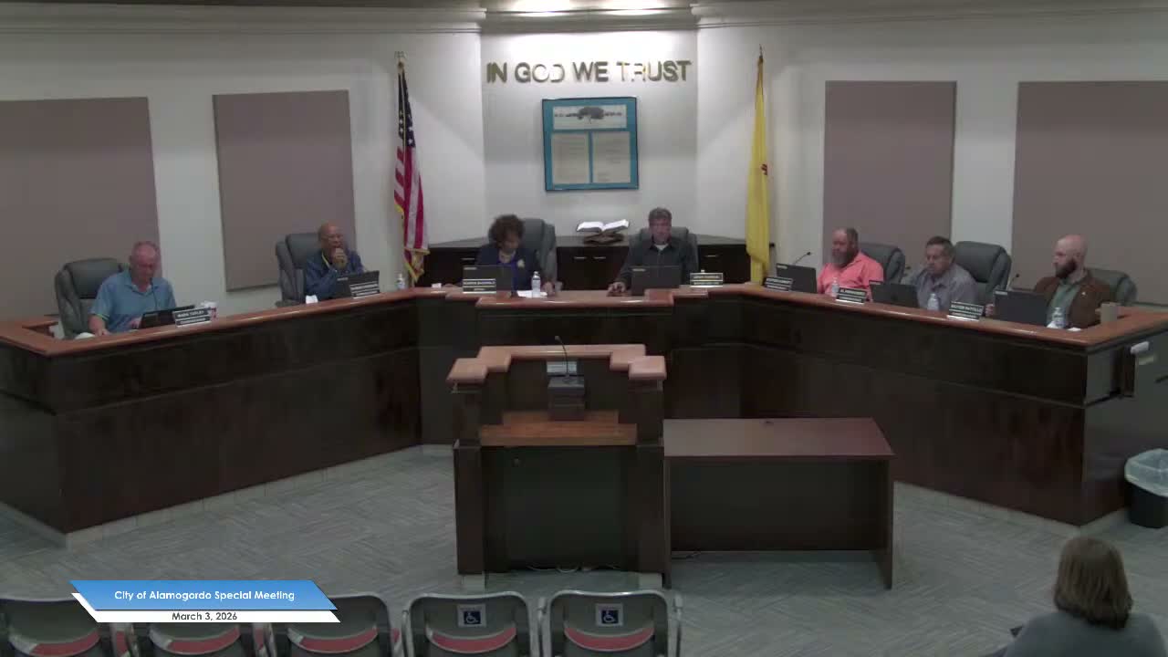 Alamogordo commission votes unanimously to enter closed session for city manager interviews