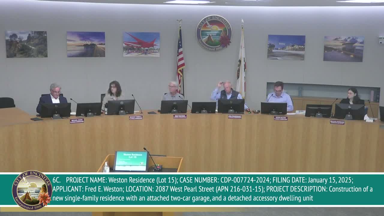 Planning commission approves Westin Residence coastal permit after questions on EIR mitigation and ADU setbacks