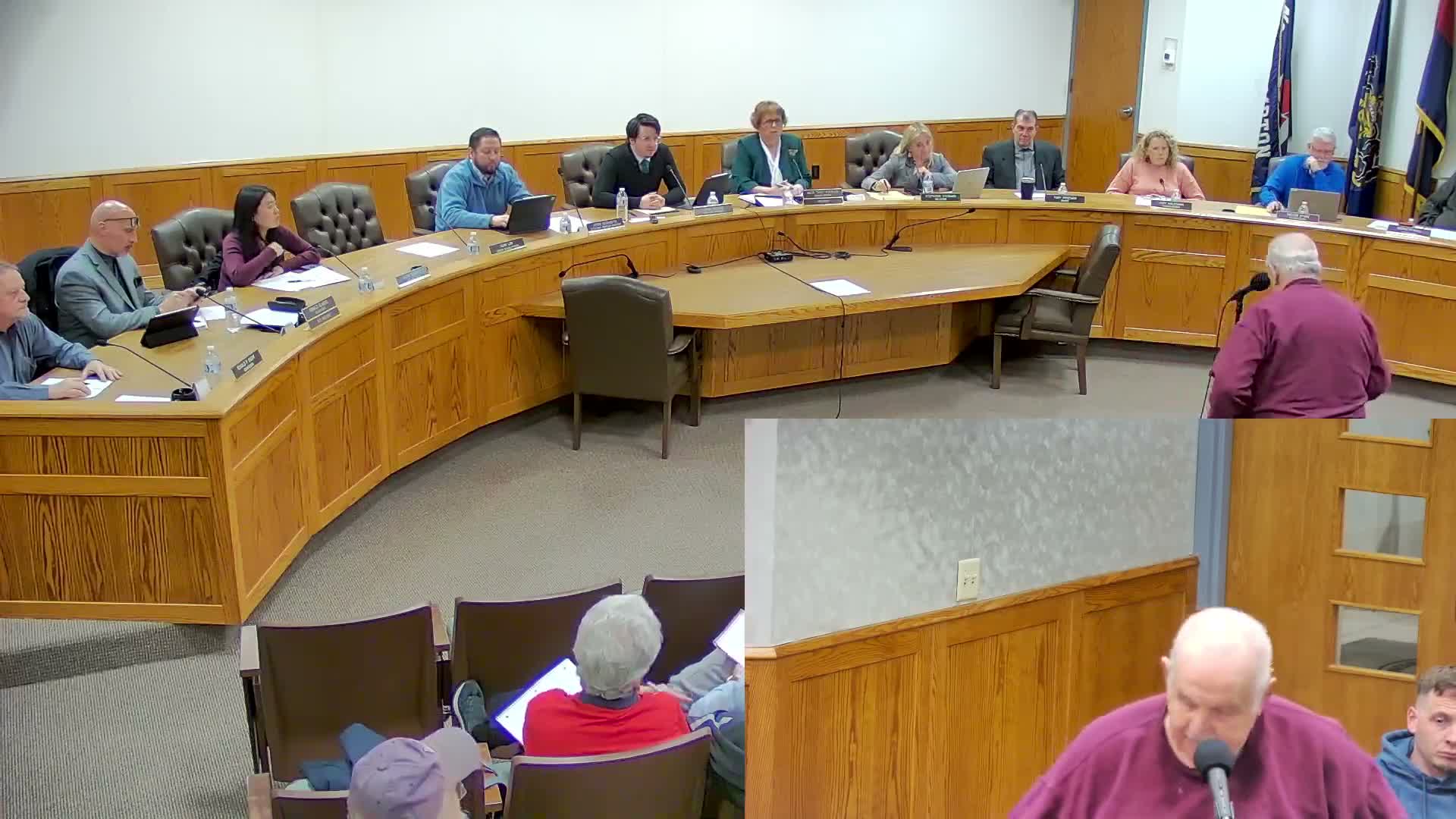 Northampton council debates pavilion fee waivers and tables AARP request for June 10 event