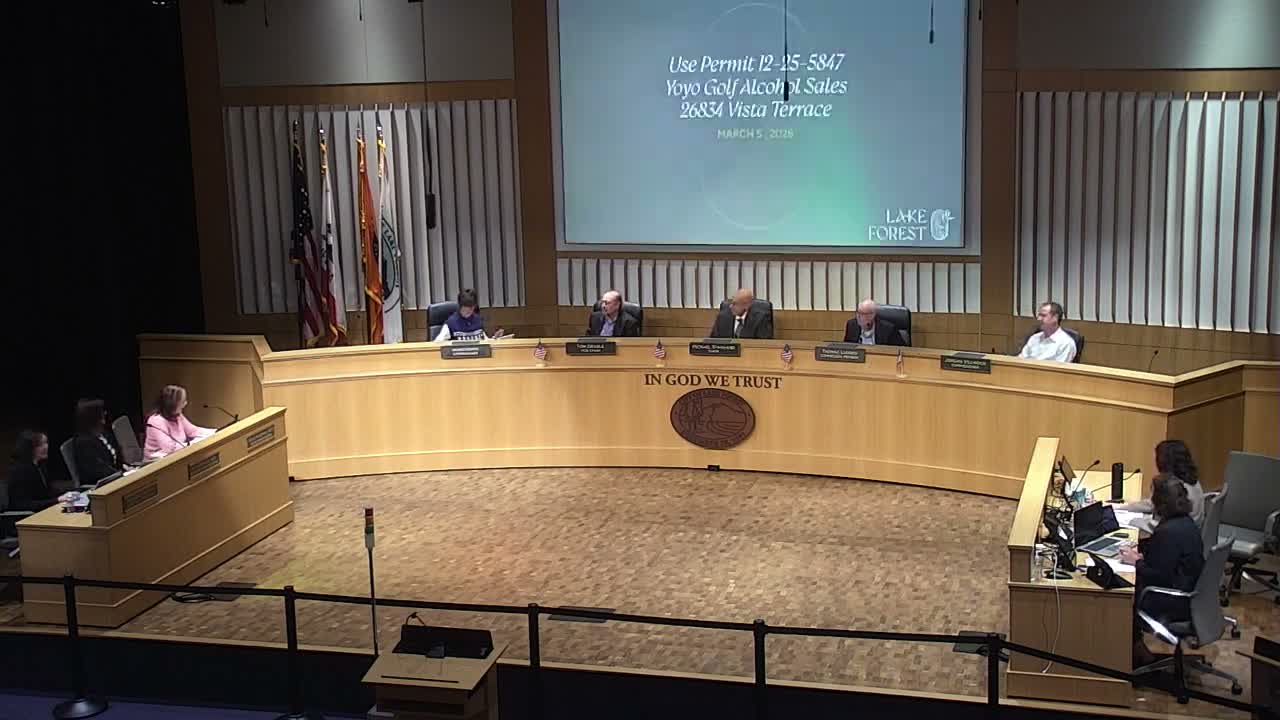 Planning commission approves on‑site beer sales for YoYo Golf in Vista Terrace
