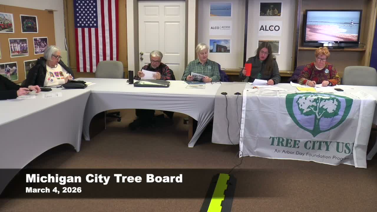 Tree Board endorses native-plant workshop, agrees to allow logo use