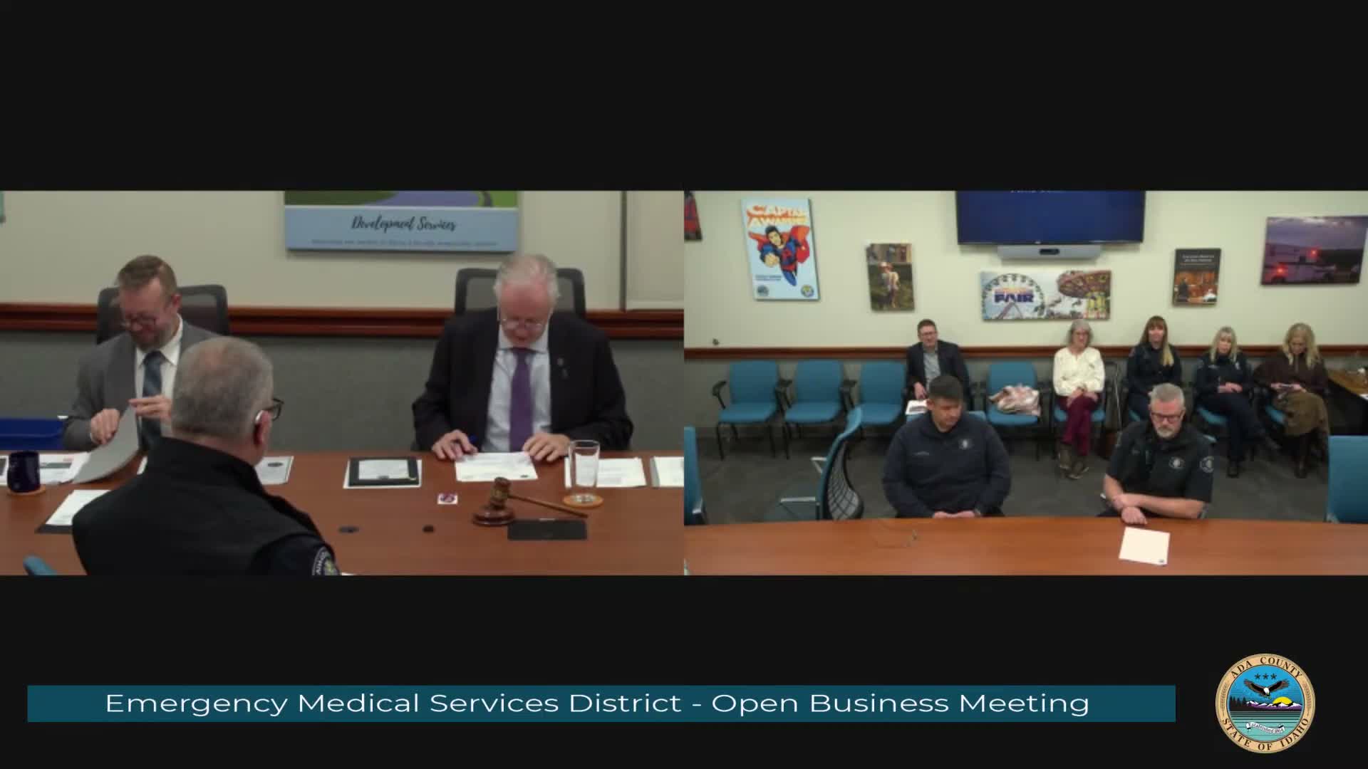 Ada County EMS recognizes 25 years of service and approves deputy chief appointment and consulting contract