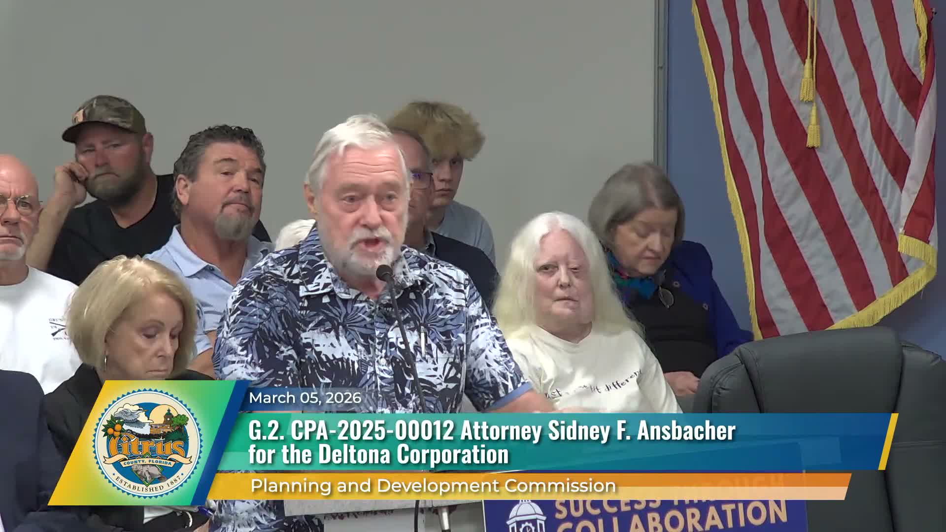 Citrus County planning commission pauses Holder Industrial Park expansion after hours of debate over water, noise and data‑center risks
