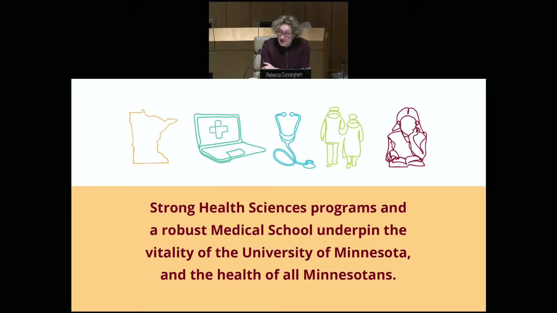 Lois Quam outlines facilitation charge to mediate talks among University, Fairview and Essentia