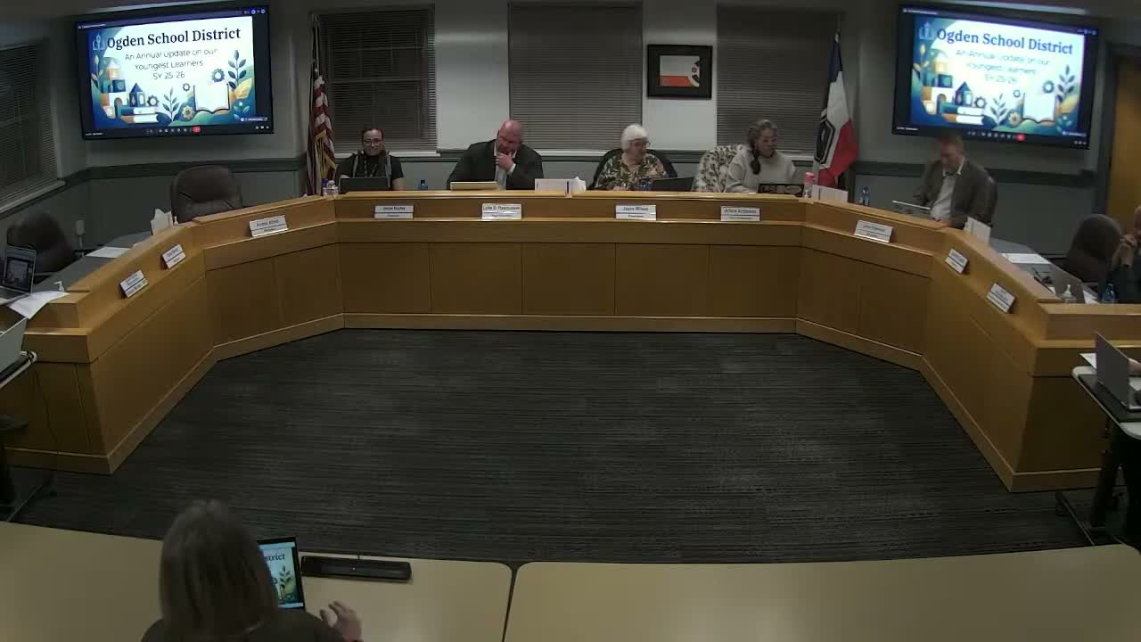 Ogden board reviews preschool access, Waterford Upstart and partner efforts to boost kindergarten readiness