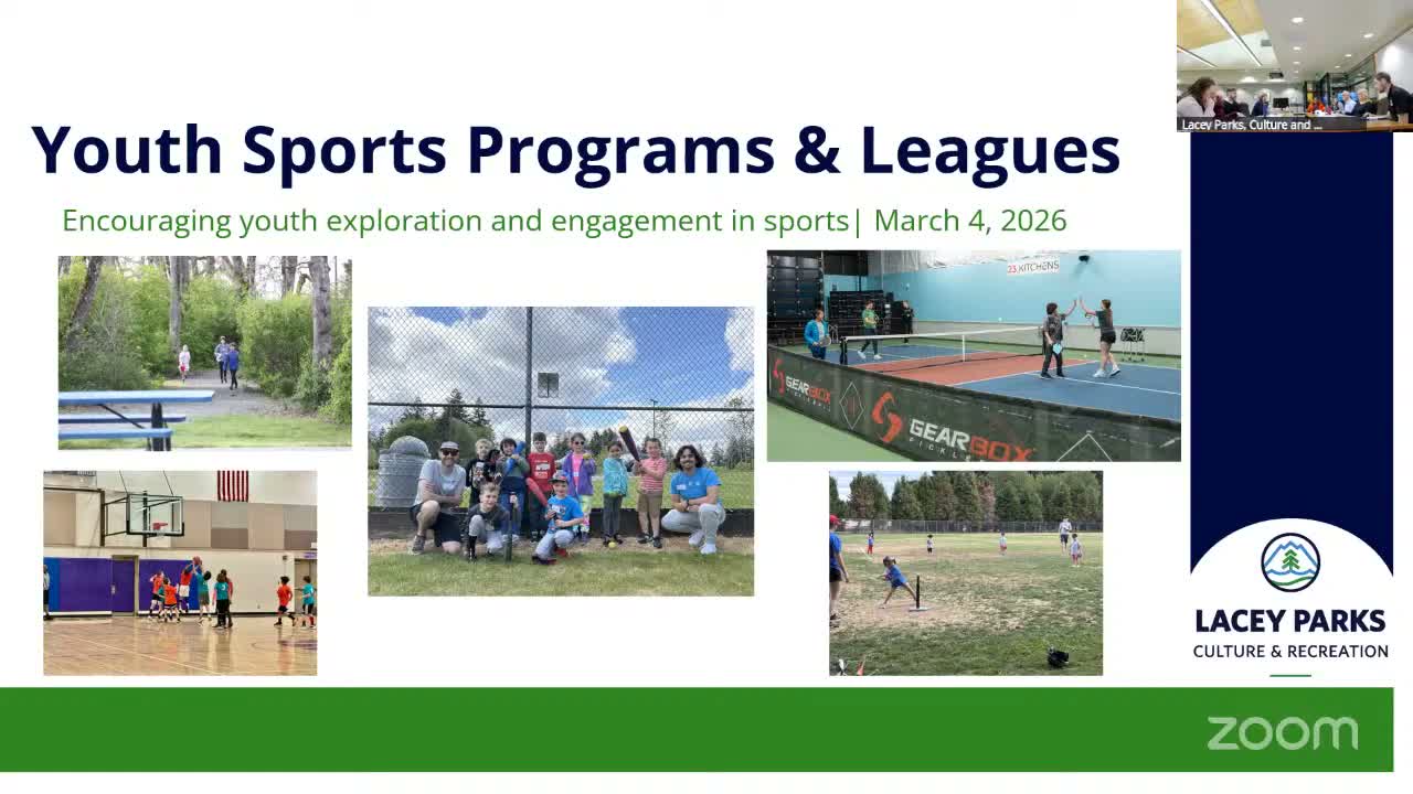 Lacey Parks reports rising youth sports registrations, plans more camps and programs