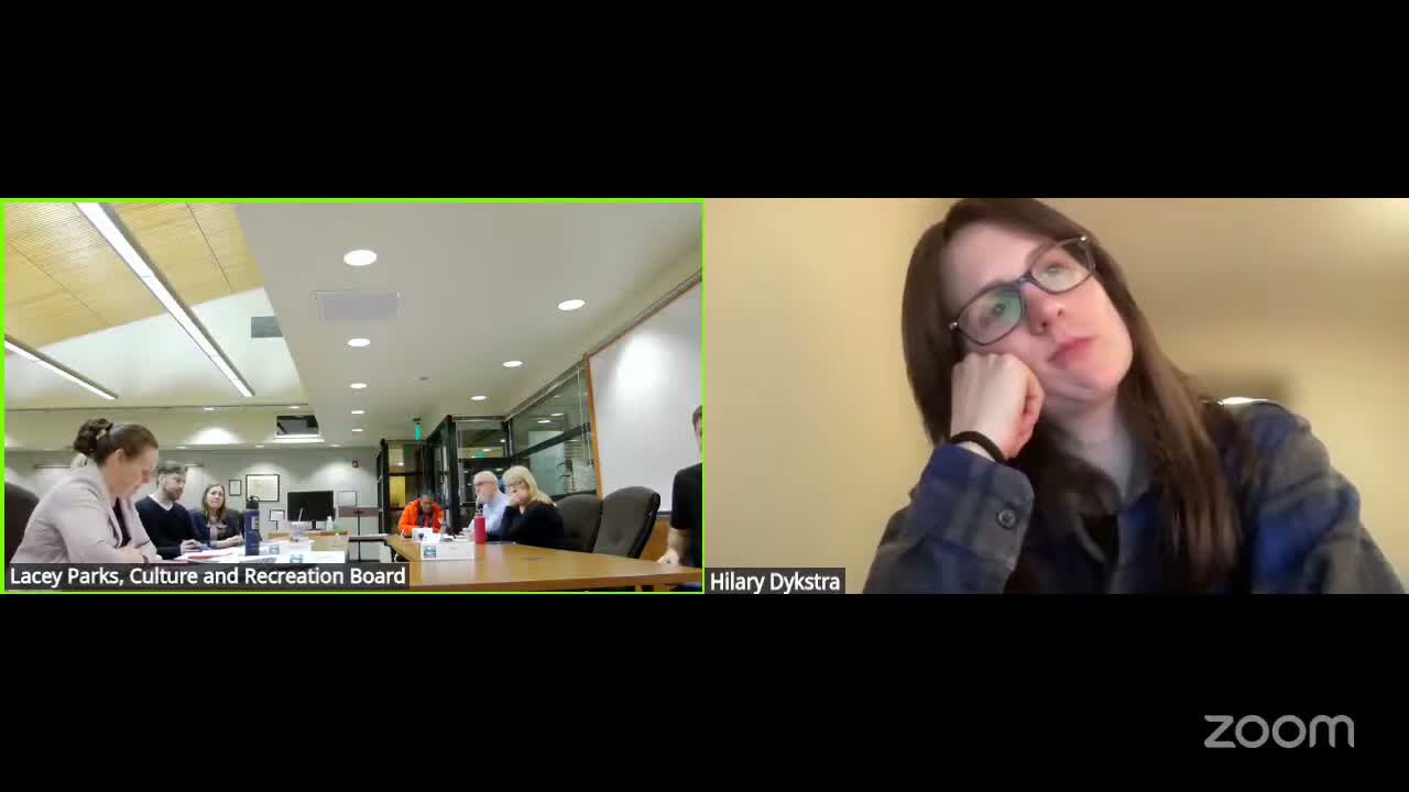 Parks board approves two restoration agreements with Thurston Conservation District for Greg Fuyo Park