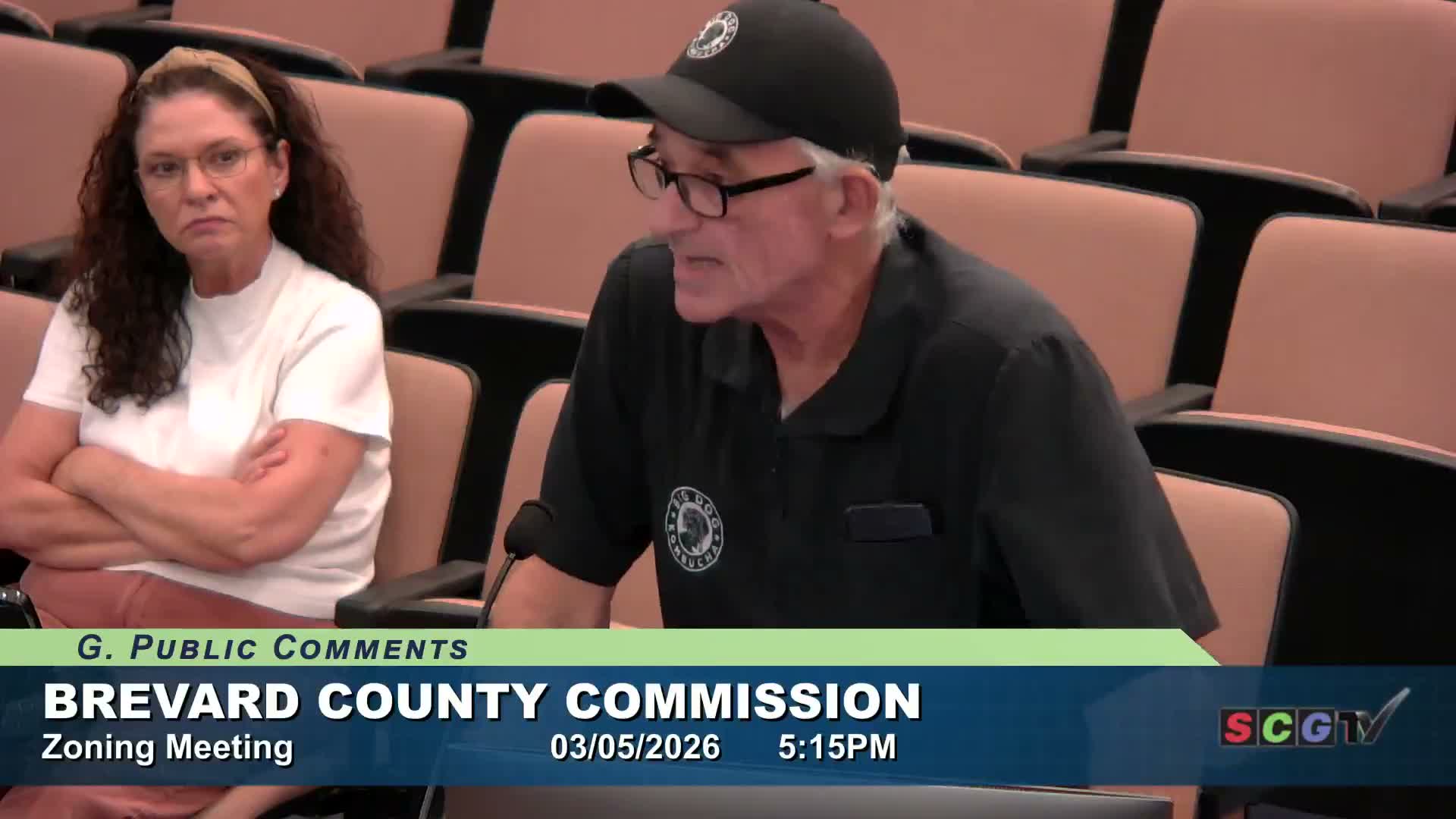 Resident urges commissioners to curb 'ballooning' budget and questions county traffic center