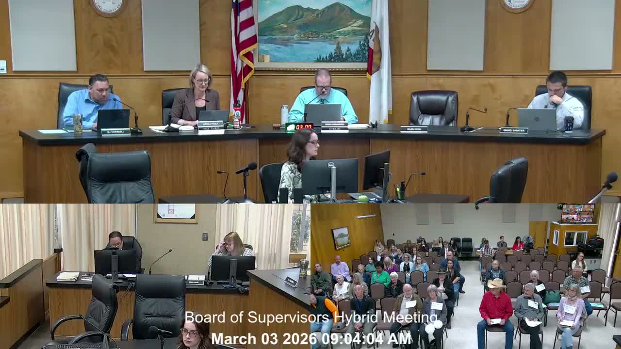 Lake County supervisors approve consent agenda items 5.1–5.9, 5-0
