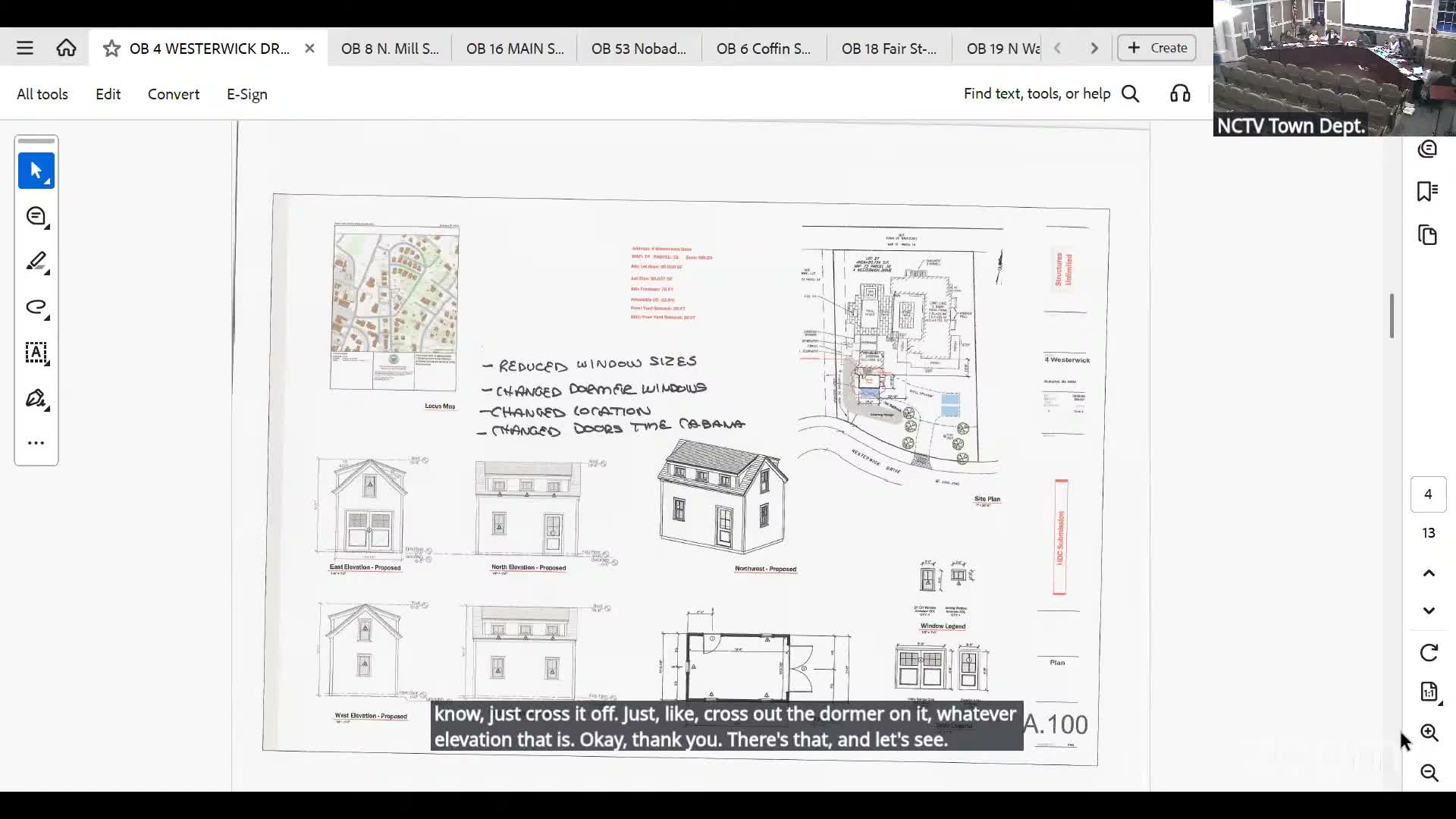 Neighbors press commission over 'as‑built' house moved closer to street; HDC holds application for mock‑up