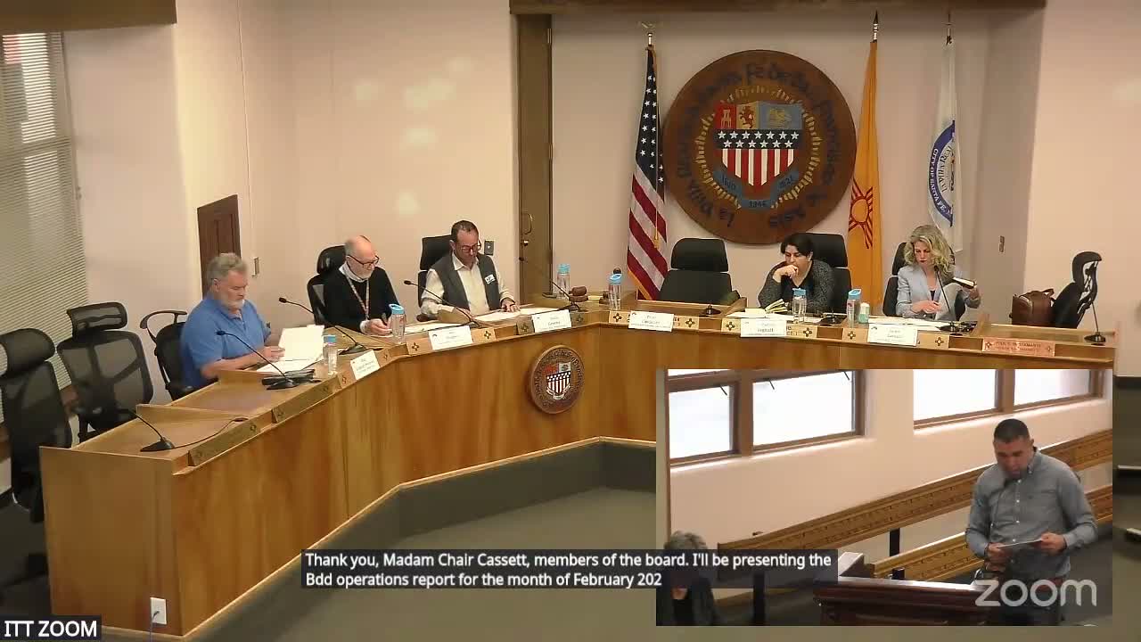 BDD operations report: diversions averaged about 4.9 MGD in February, staff says