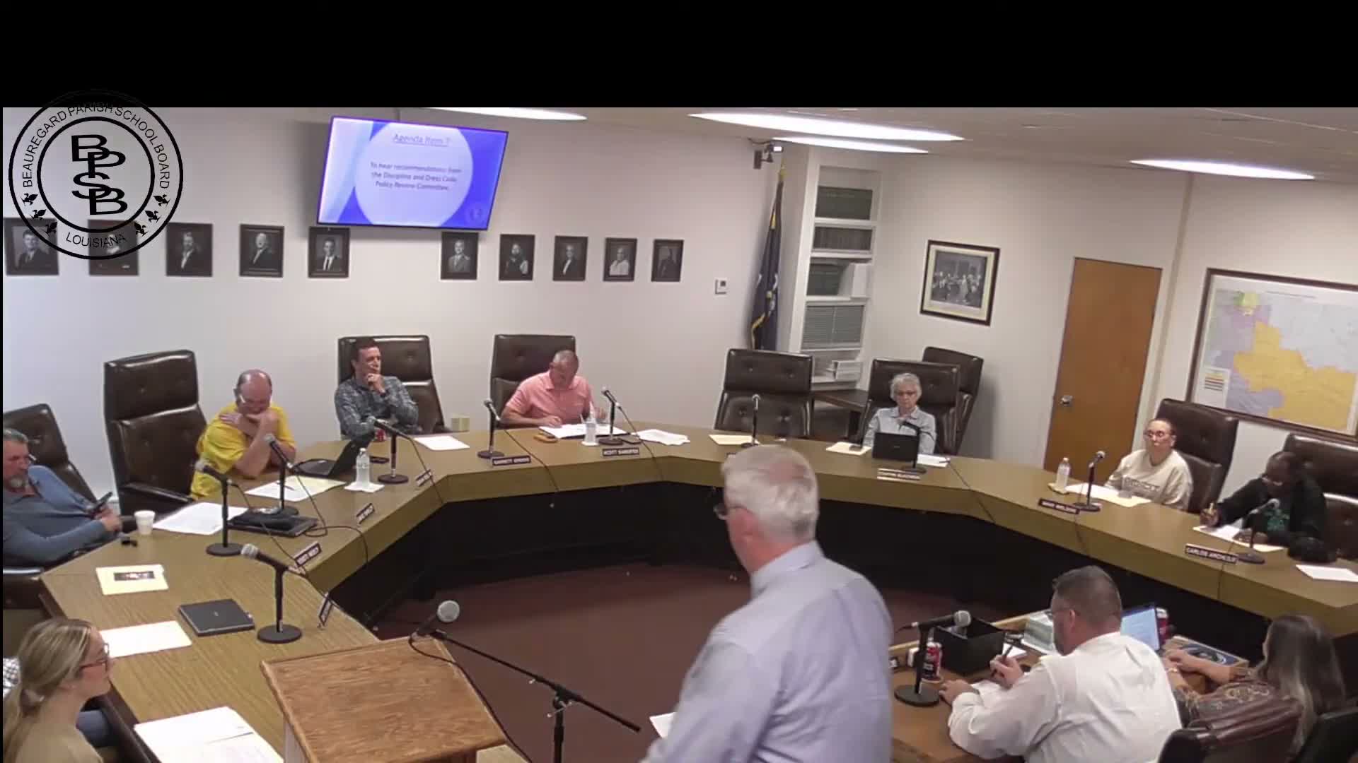 Board adopts dress-code tweaks: adds Friday detention option and allows “approximate” knee-length shorts