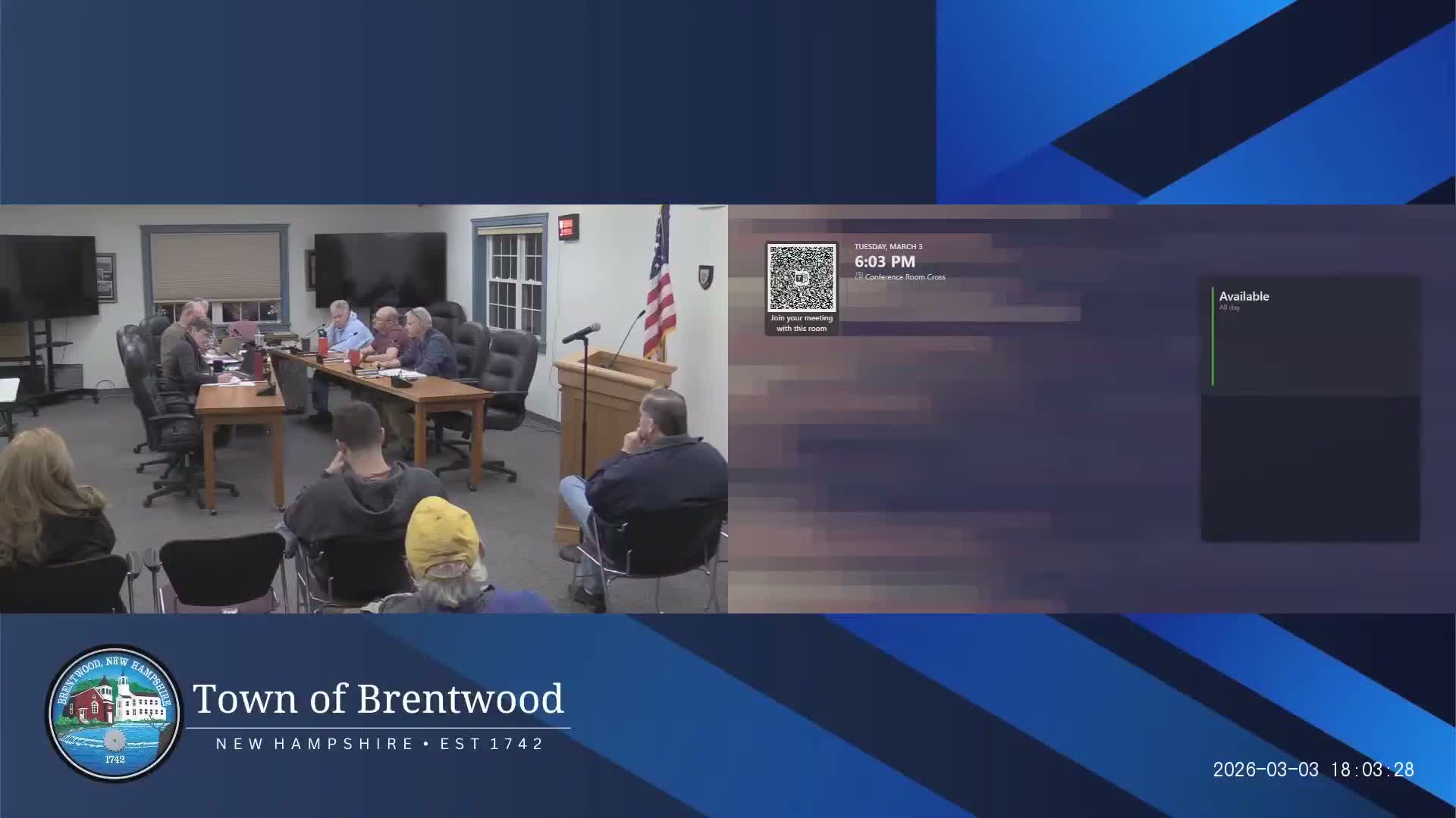 Brentwood Select Board honors longtime volunteer Jeff Bridal, hears attic-insulation and ice-dam advice