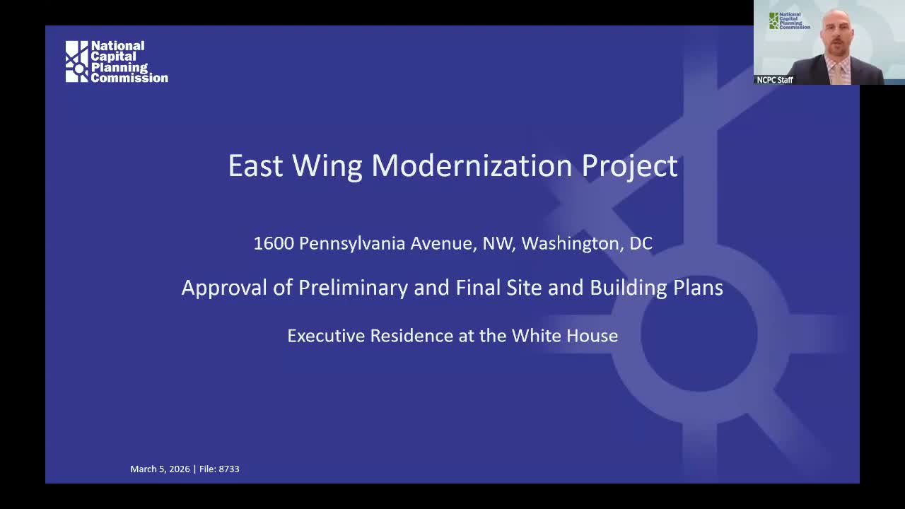 Commission hears hours of public testimony and tables East Wing modernization vote until April 2