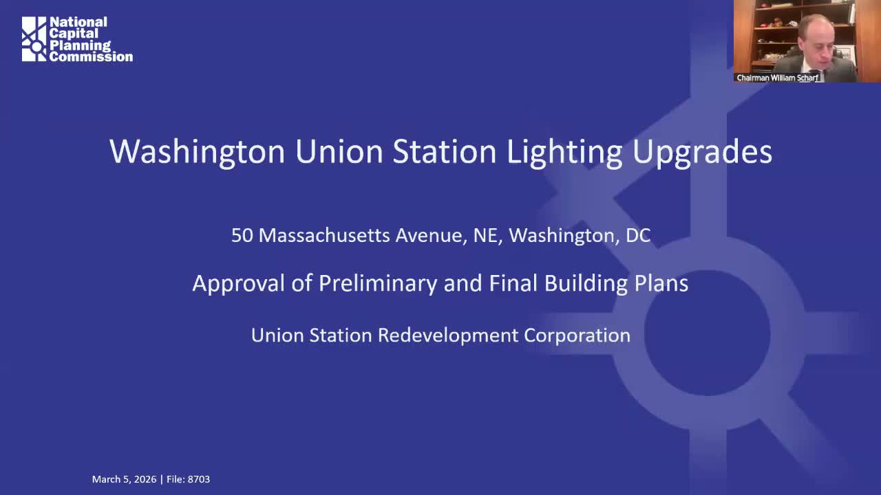 NCPC approves exterior lighting upgrades for Washington Union Station