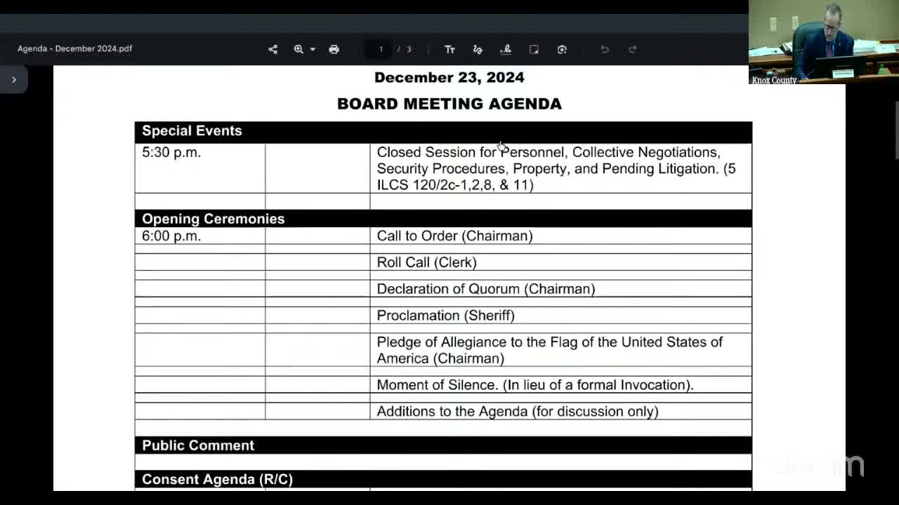 Knox County Board approves appointments, new positions, labor contracts and ARPA allocation resolution