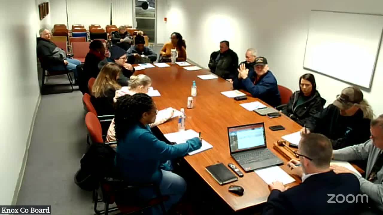 Knox County Board moves into closed session to discuss personnel, negotiations and pending litigation