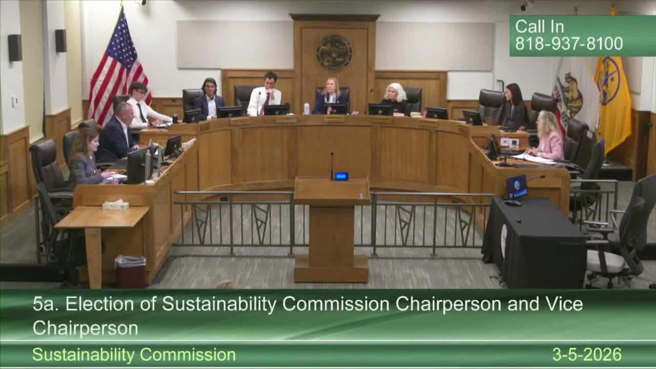 Glendale Sustainability Commission elects new chair and vice chair at March meeting