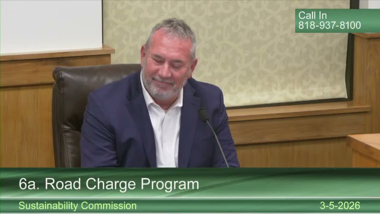 Caltrans researcher outlines road‑use charge research and privacy, equity tradeoffs at Glendale commission