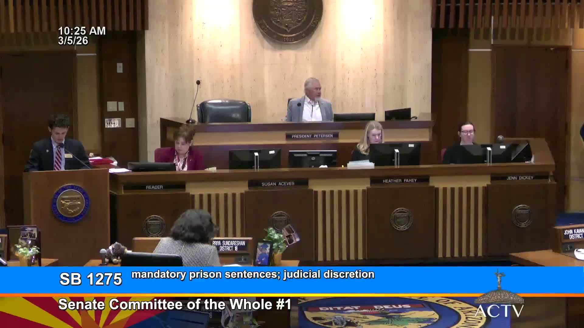 Senate adopts floor amendment to SB 12-75 that narrows diversion program to veterans; critics say it removes judge discretion