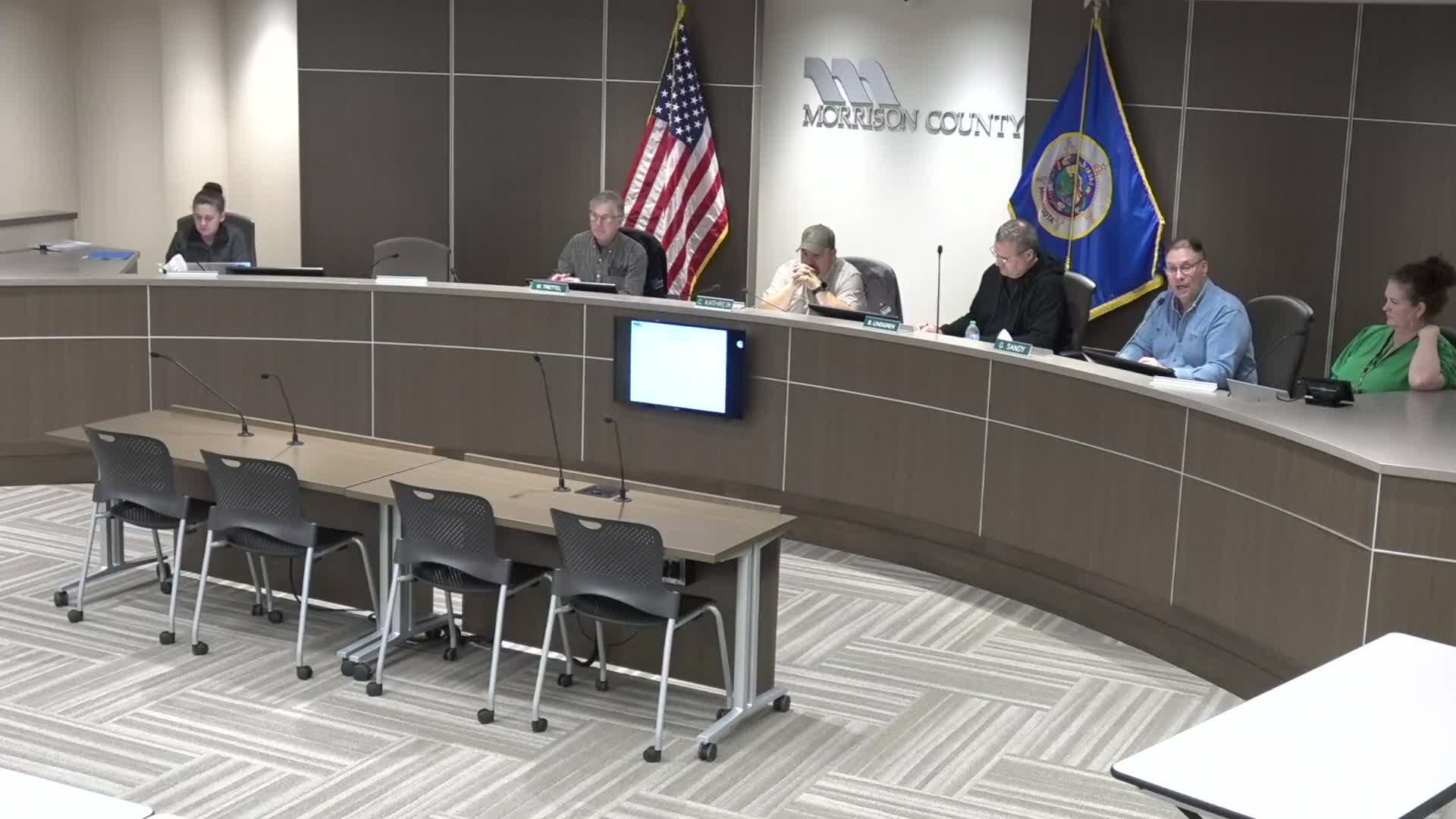 Morrison County planning commission recommends conditional‑use permit for mini‑storage with wetland and stormwater conditions