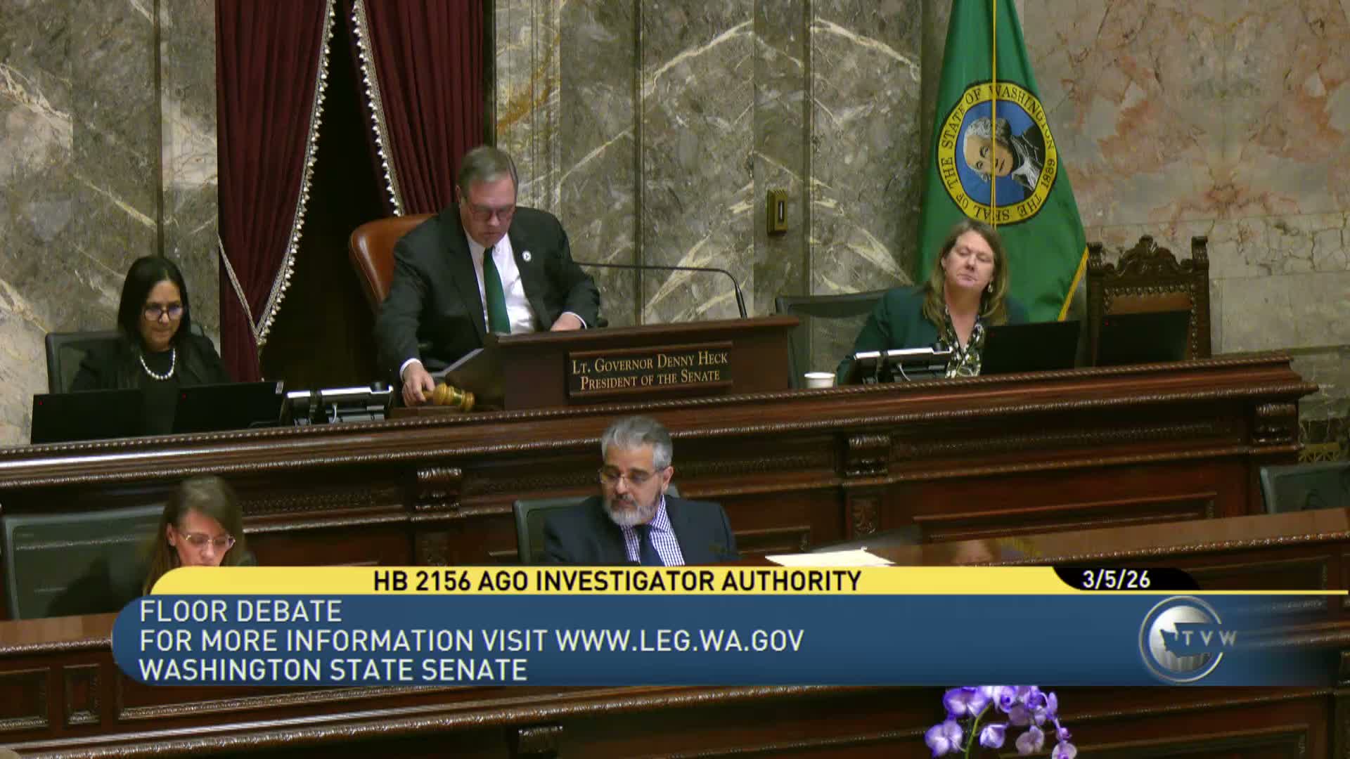 Senate authorizes limited‑authority investigators for attorney general to probe economic and financial crimes