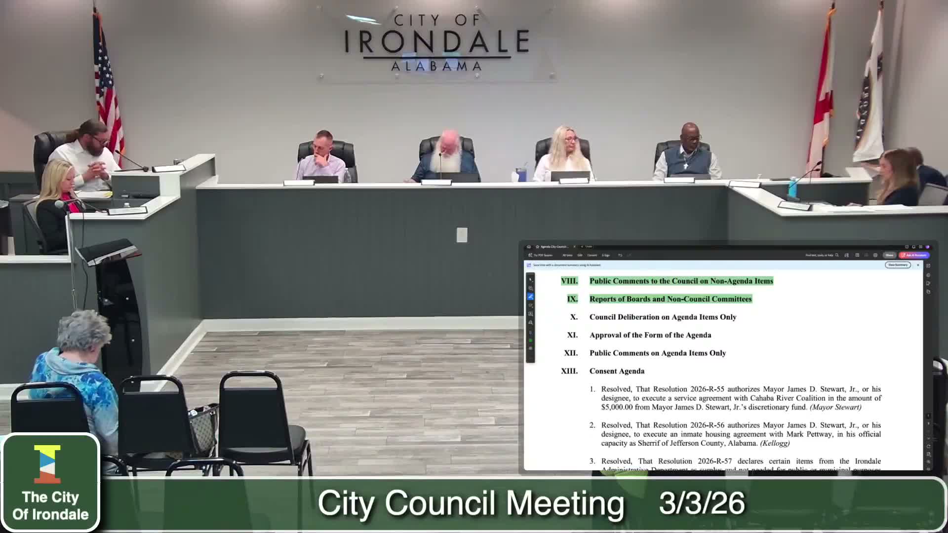 Irondale mayor presents plaque honoring Reverend James Philip Parnell Sr.