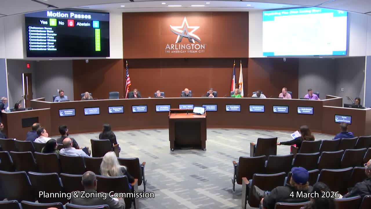 Planning commission approves drilling SUP, short‑term rental change and rezoning in 8–0 votes
