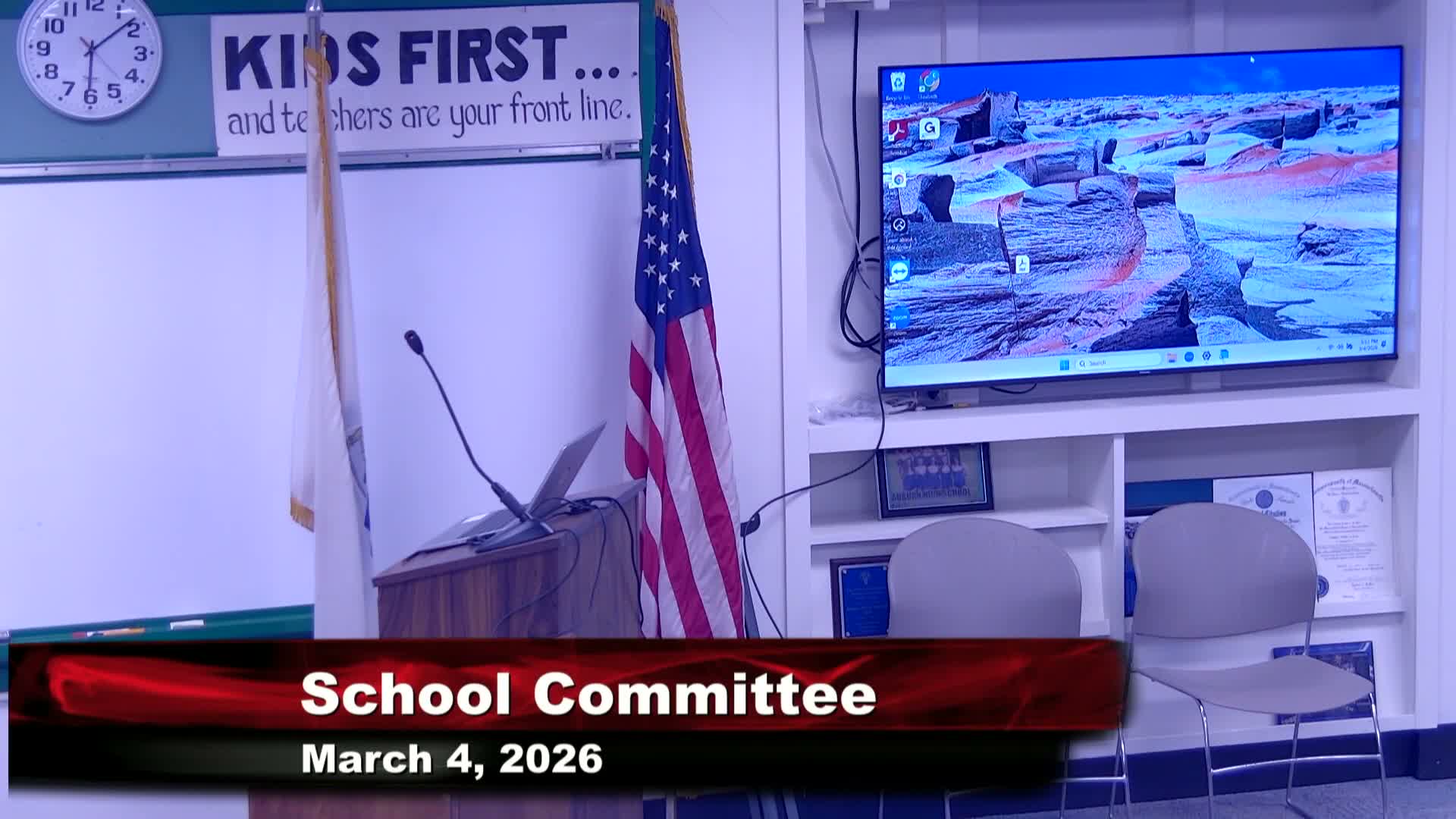 Audit shows student activity accounts largely verified; committee accepts marching-band donation and hears policy first reads