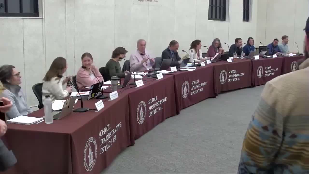 Teachers, ed-techs and secretaries press MSAD 51 board for fair ESP contract at packed public comment