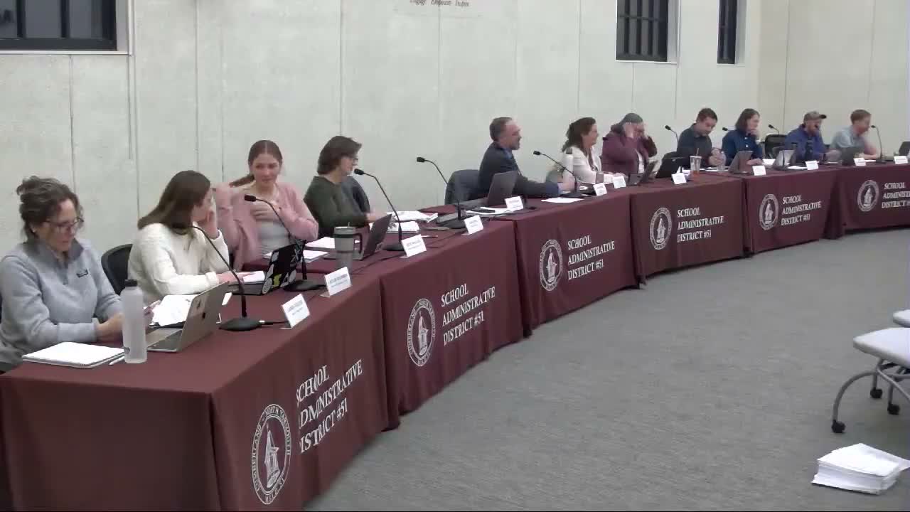 MSAD 51 superintendent proposes $57.9 million FY27 budget, warns of mill-rate impact