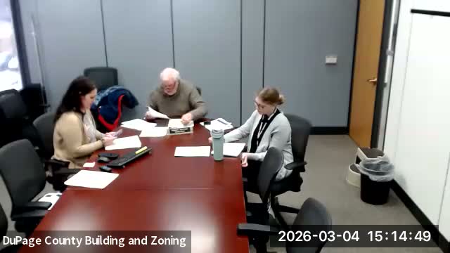 Chair issues written recommendations to approve several zoning petitions, including Church of Naperville LED sign