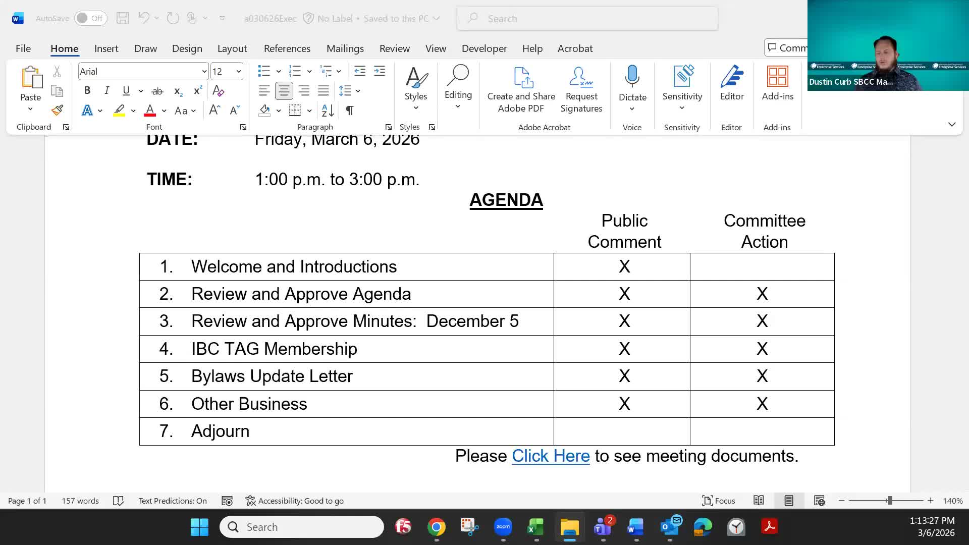 Stakeholders press SBCC to formalize meeting notices and document posting in bylaws
