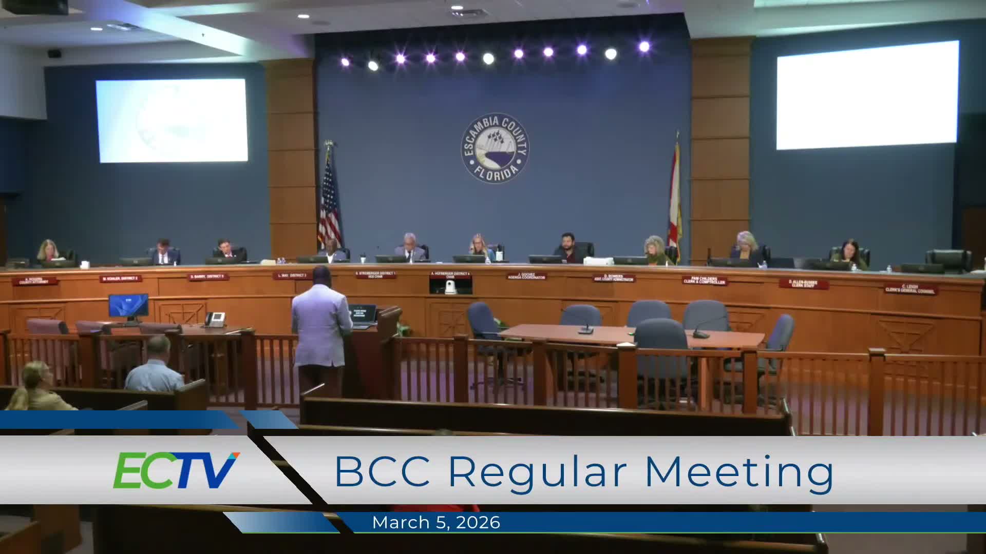 Commissioners approve consent agenda and county administration items including stormwater and dredging work