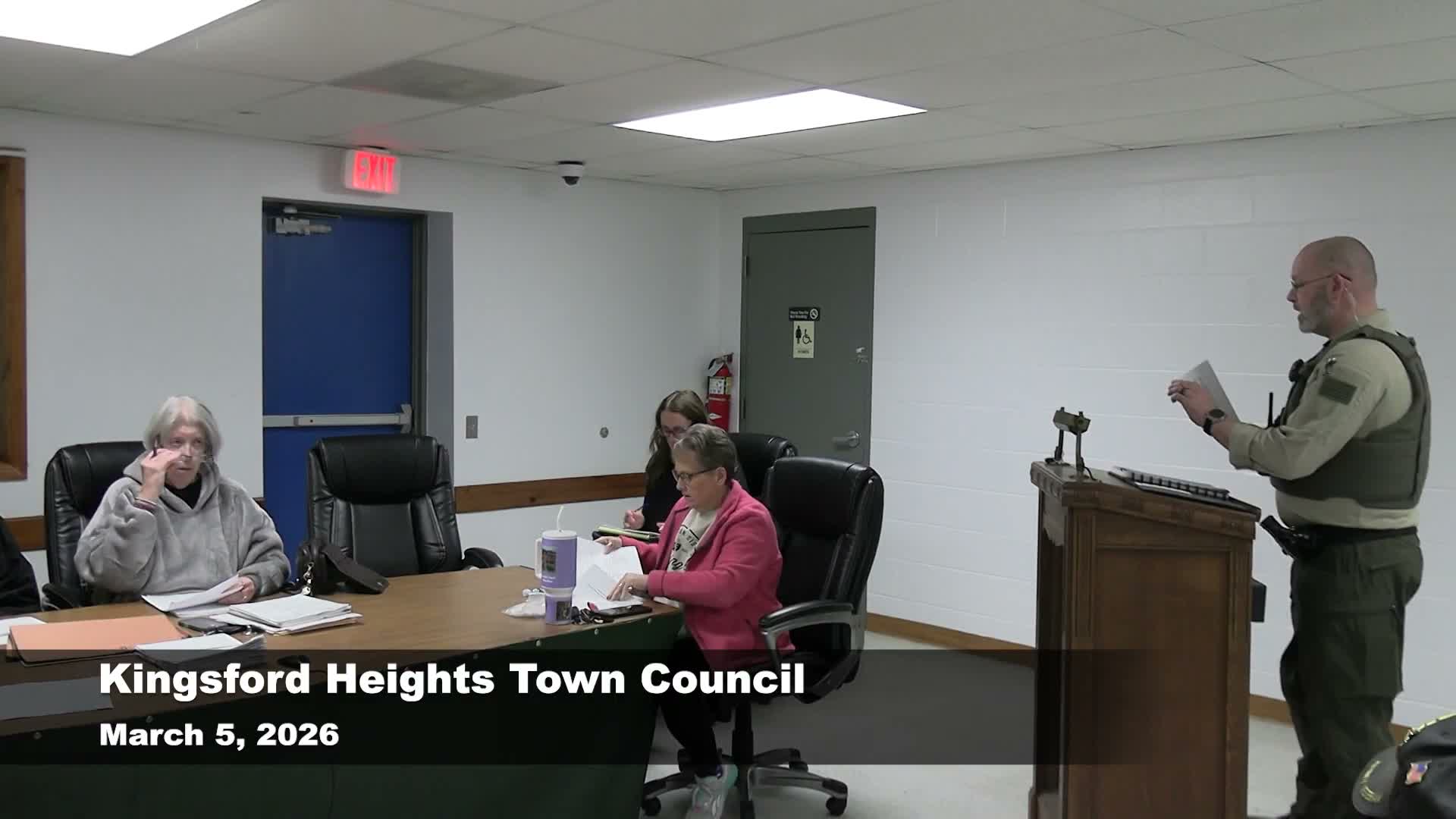 Kingsford Heights council approves temporary police hires, department remodel, equipment spending and IT security contract