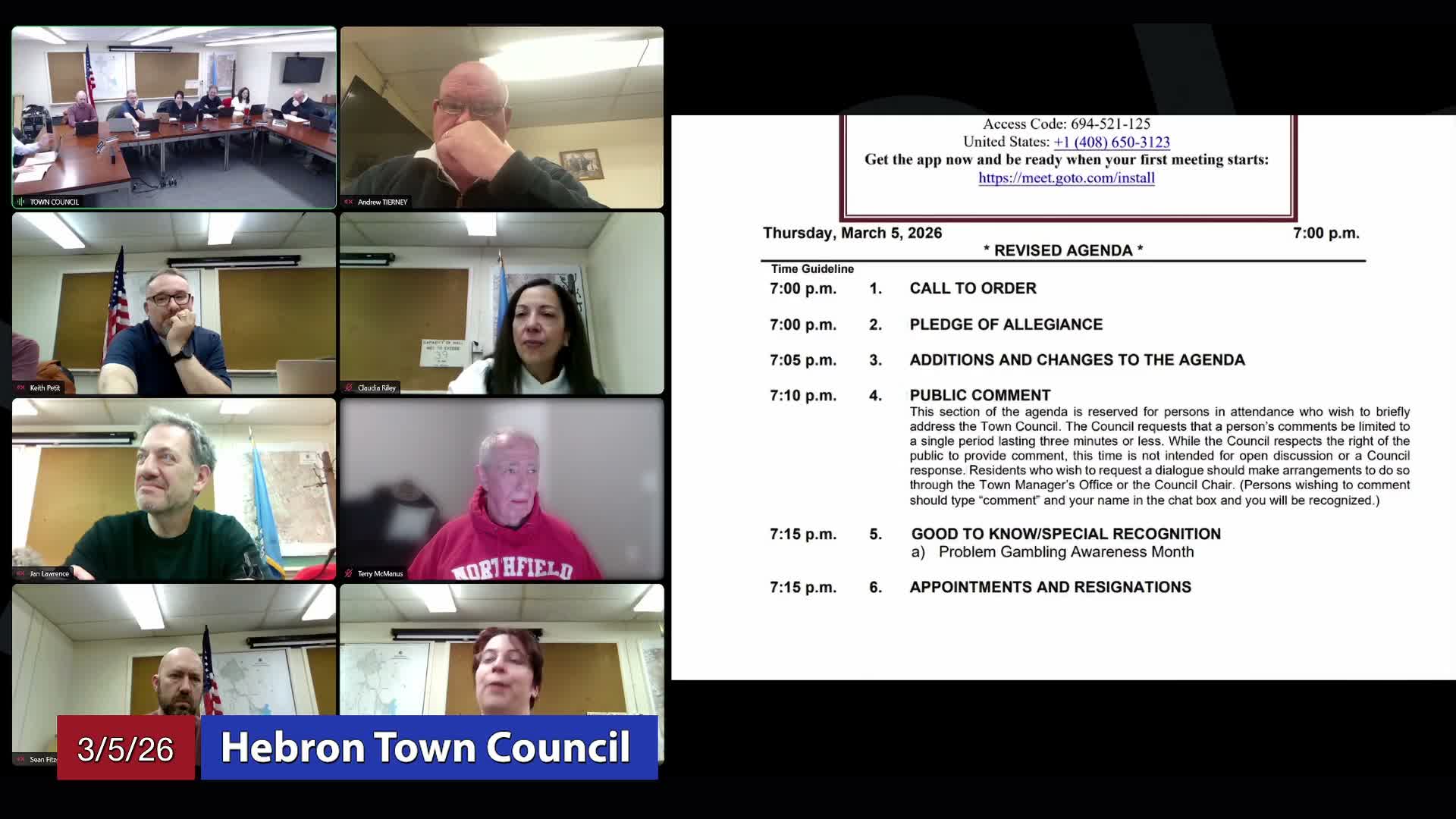 Resident urges council to separate debt retirement from operating budget; town manager flags winter cost pressure