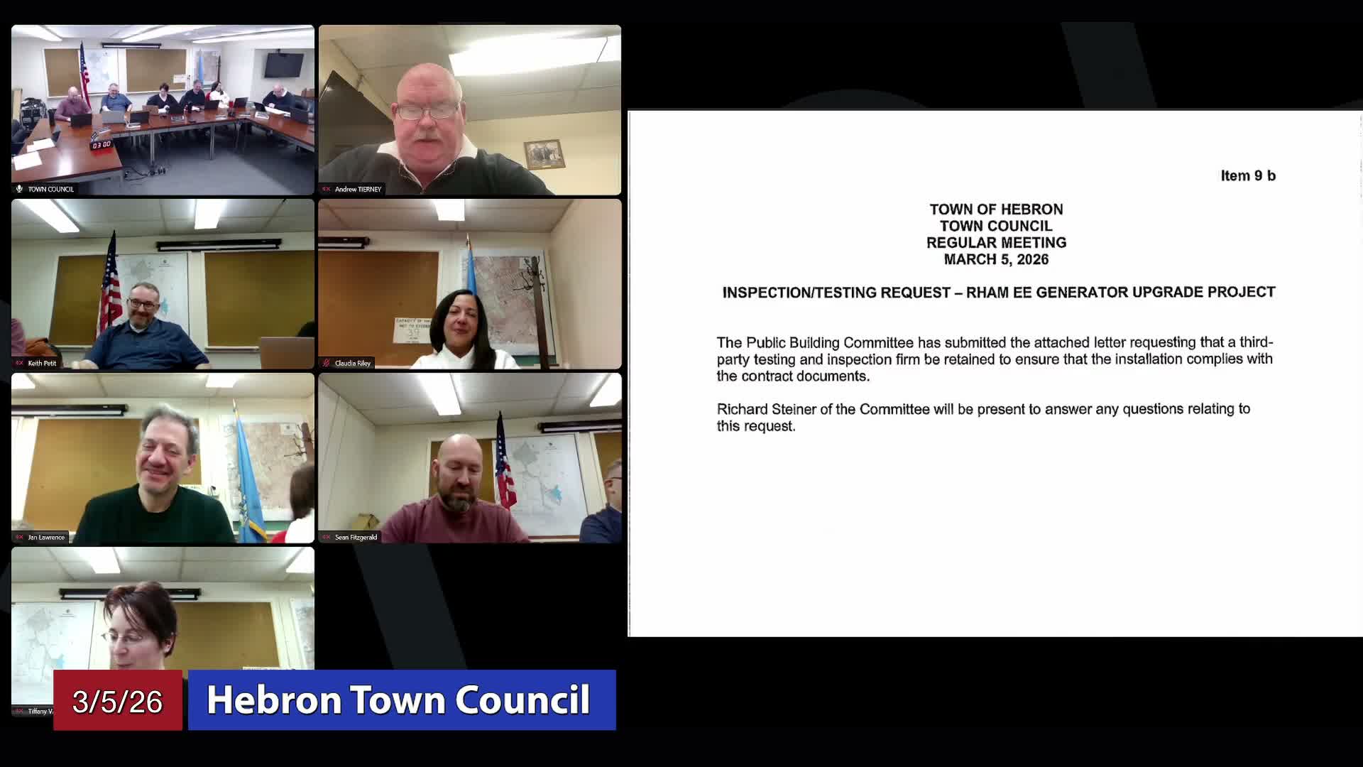 Hebron council approves senior-services and transportation grants totaling at least $80,250