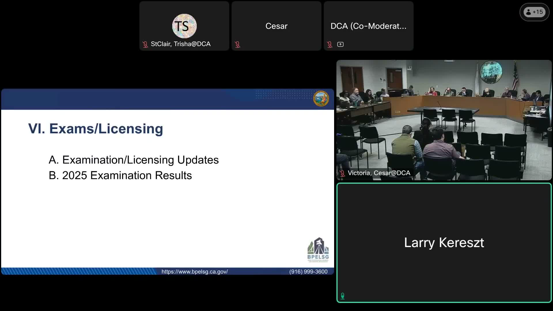 Board reviews 2025 exam results, members ask for national comparisons and finer structural exam reporting