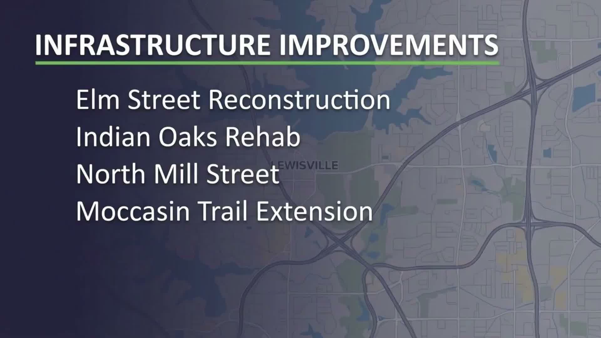 Presenter says city will extend Moccasin Trail to I‑35 and work with TxDOT on Main Street and Business 121 interchanges
