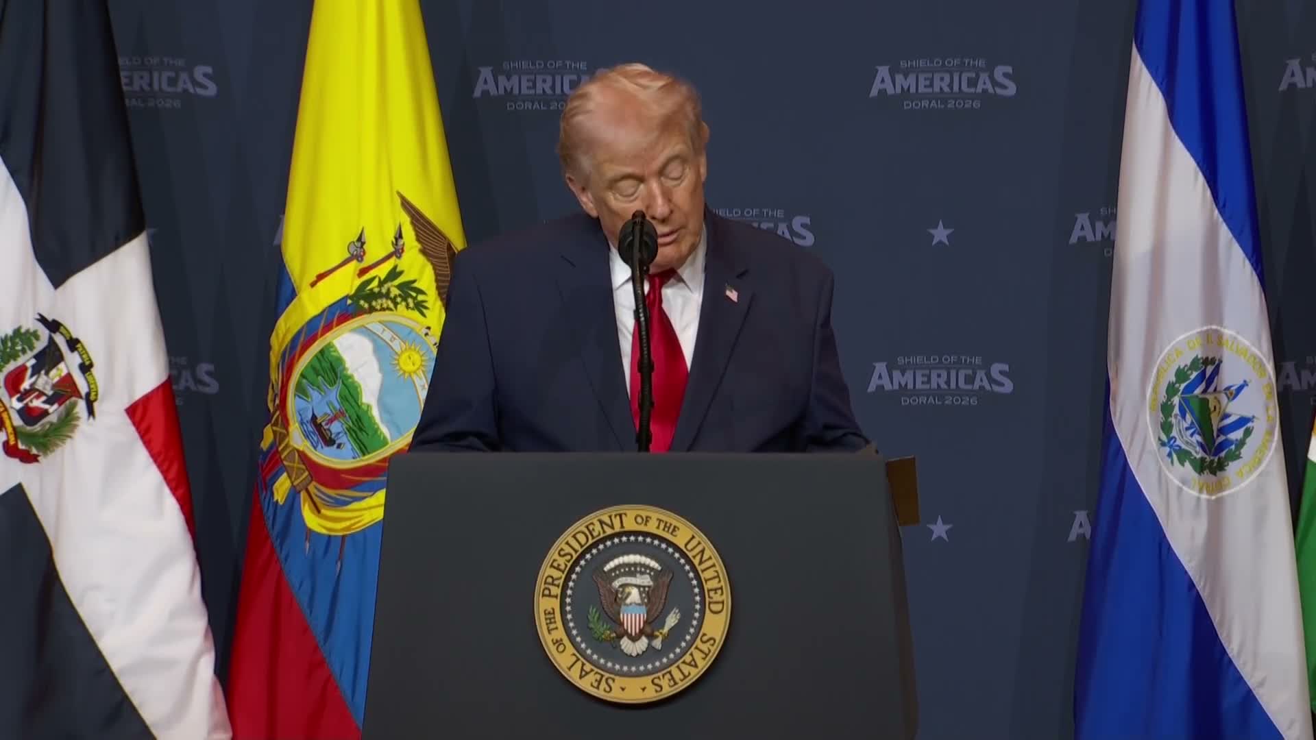 President announces "America's Counter Cartel Coalition," pledges military campaign against cartels