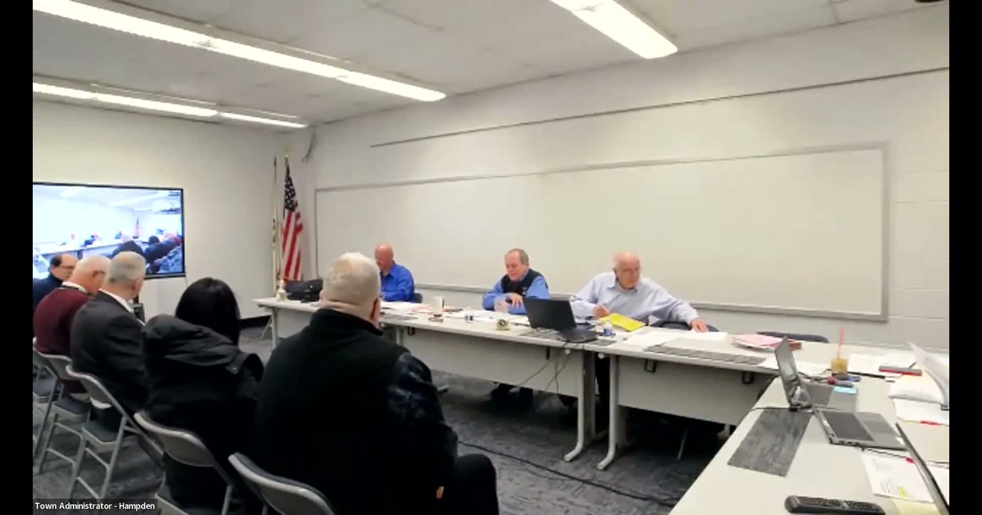 School officials tell Hampden board health‑insurance spike and transportation changes tightened the budget