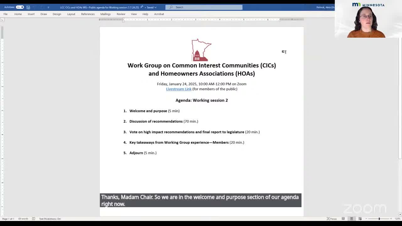 Working group approves high-impact HOA recommendations after debate over multifamily protections, HIA payoffs and rental screening