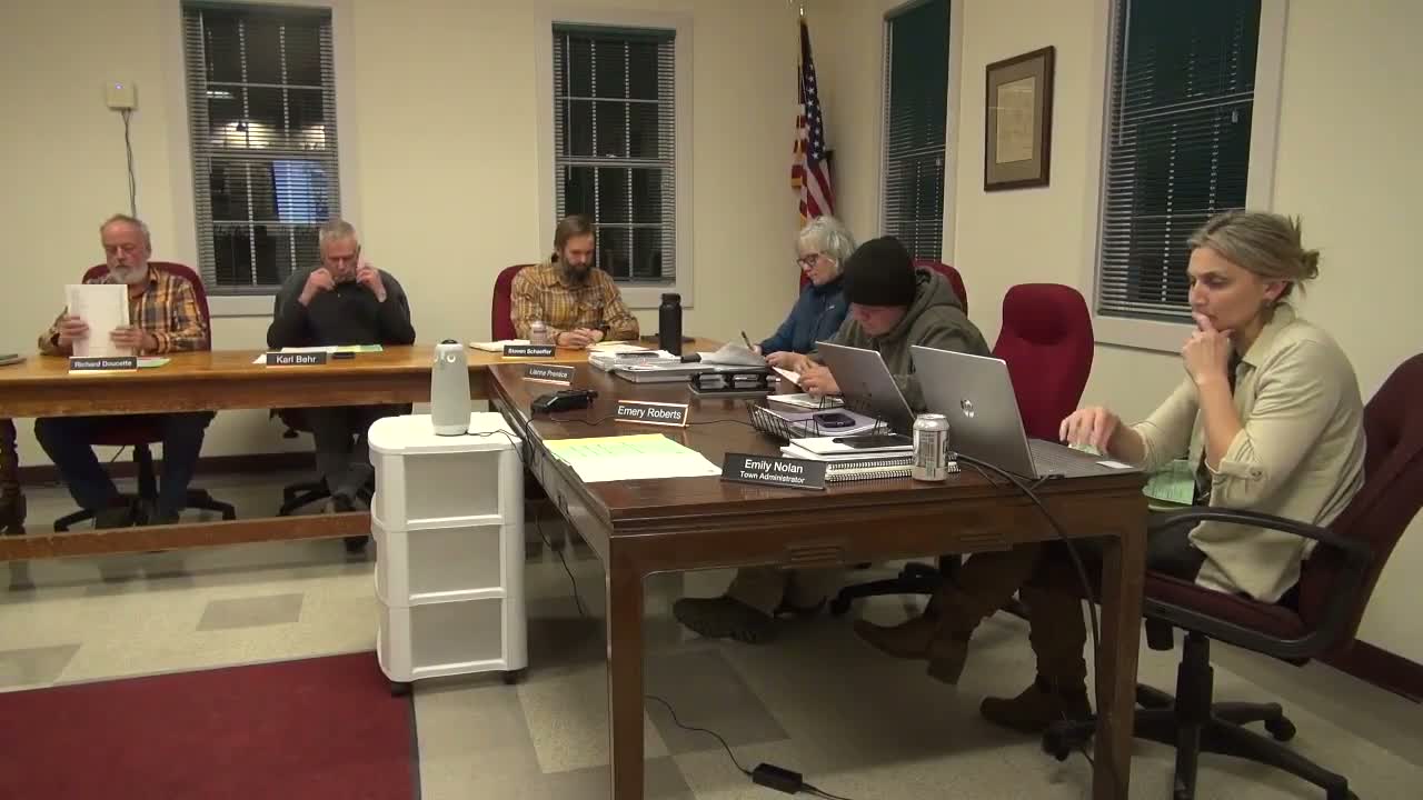 Select Board authorizes transfer station committee to continue; staff prepare bids for compactor and bathroom work